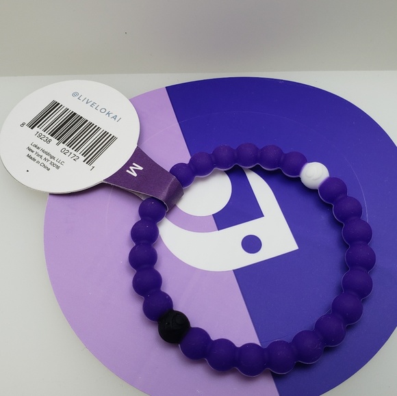 NWT Authentic LOKAI Purple Alzeihmers SMALL - Picture 2 of 2